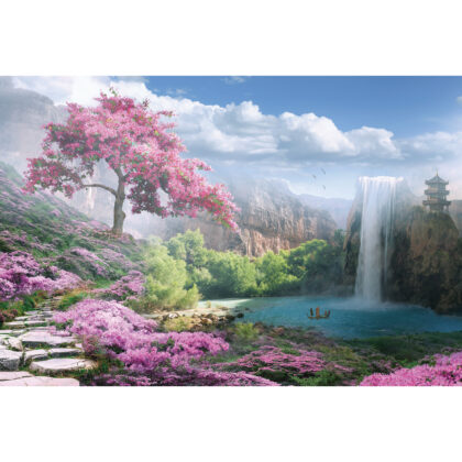 Tektalk 1000 Piece Puzzle Jigsaw Puzzle for Teens & Adults - Otherworldly Land of Peace