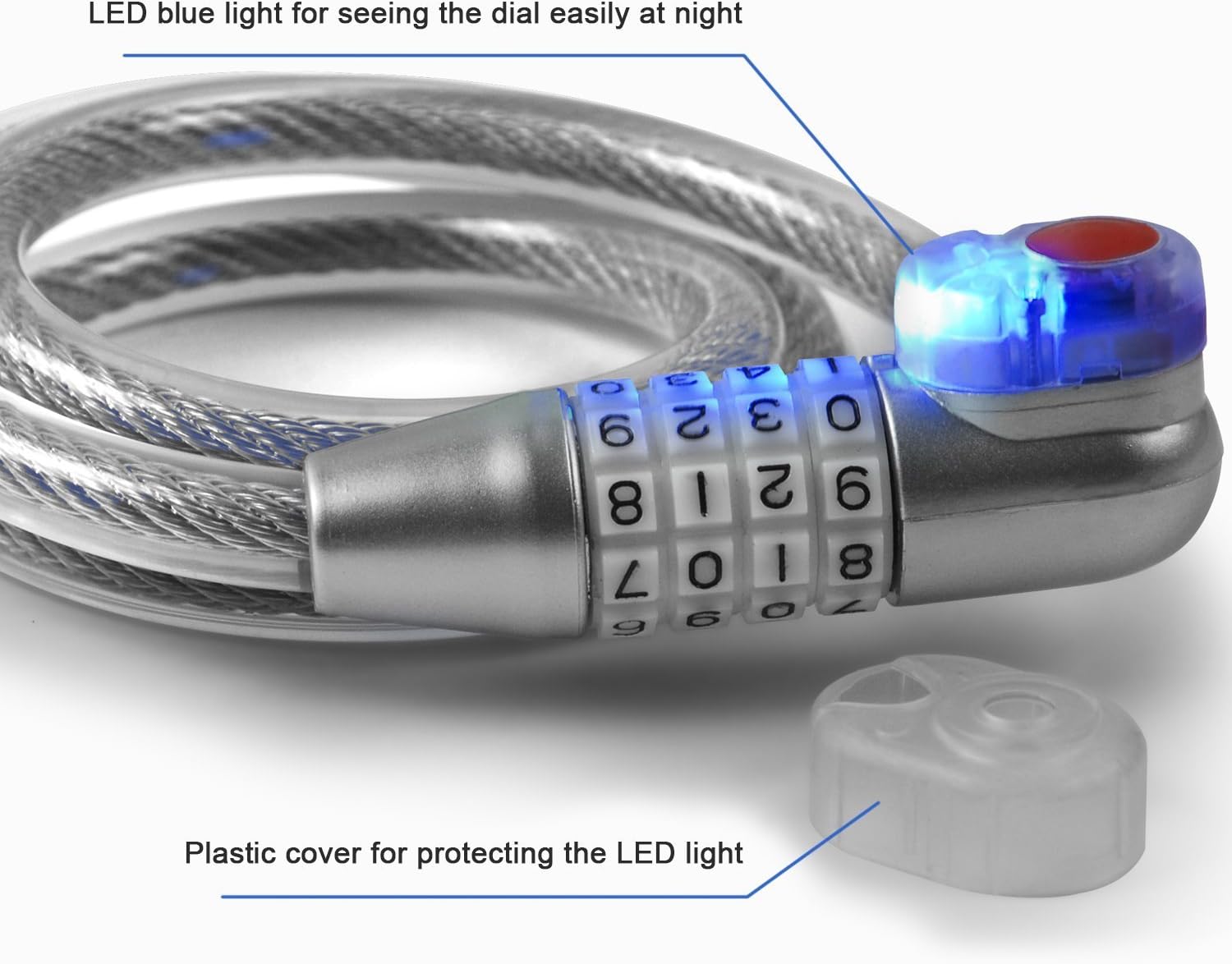 Tektalk Bike Lock, Security Lock for Mountain & Road Bikes - Image 2