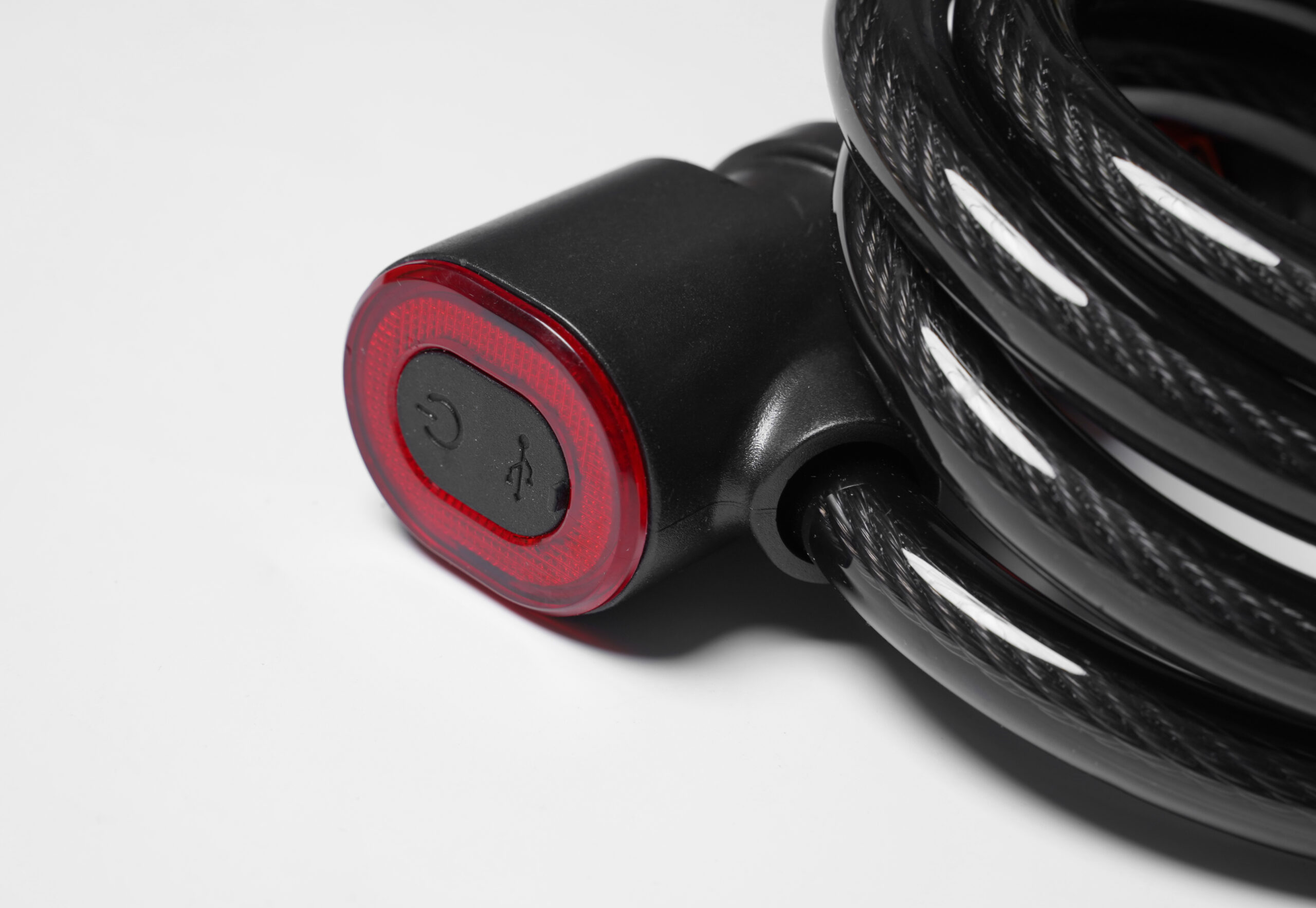 Tektalk 5-Digit Password Lock for Bicycle, Portable Anti-Theft Chain Lock with Tail Light for Mountain Bike, Road Bike, and Cycling - Image 3