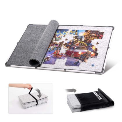 Tektalk Foldable Jigsaw Puzzle Board, for Up to 1500 Pieces