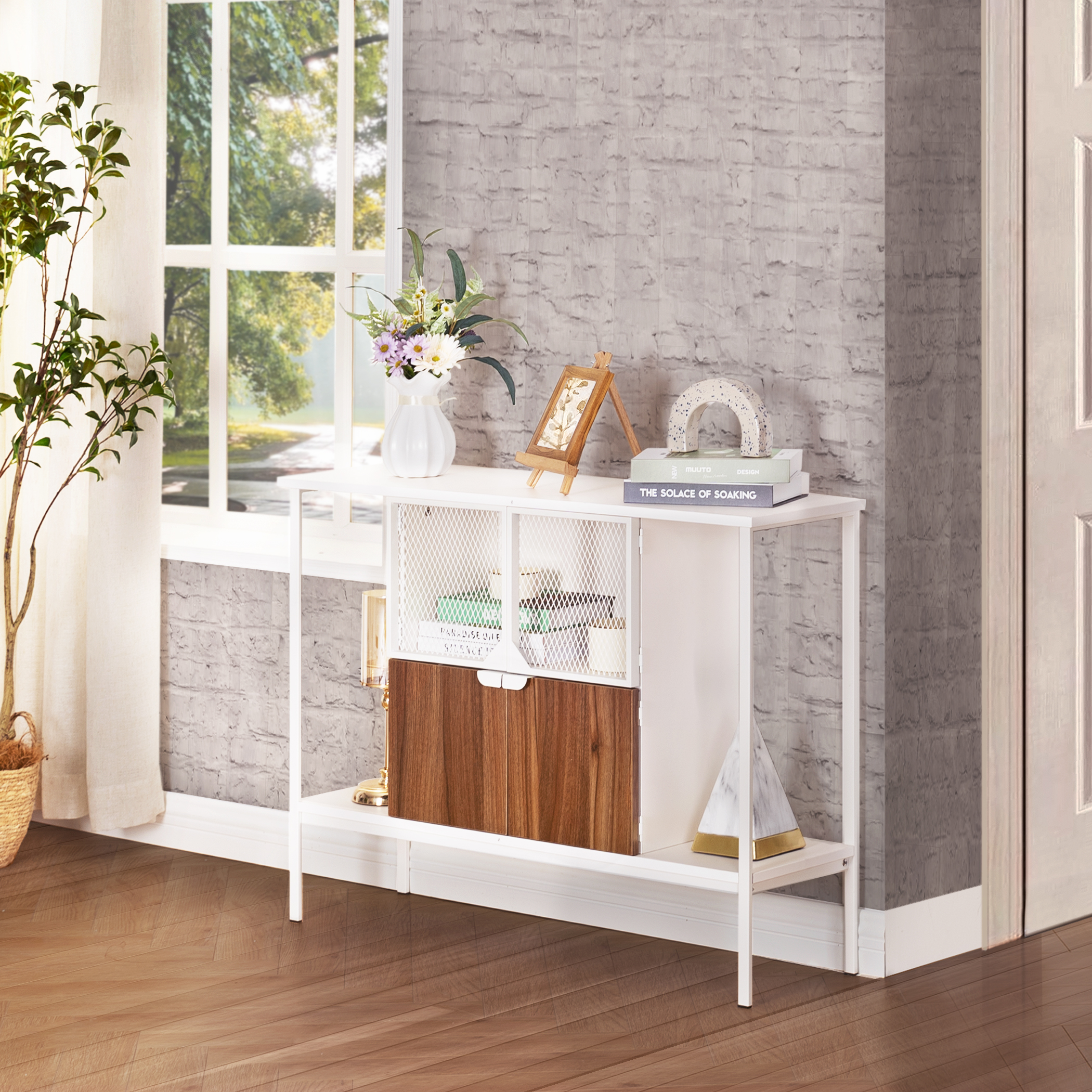 Tektalk console table cabinet sofa table entry table home decor - Image 7