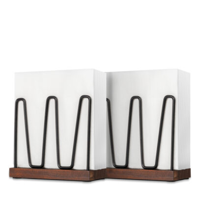 Tektalk Napkin Holder Comes with 4 Anti-slip Pads for Tabletop Decoration