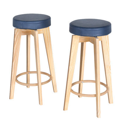 Tektalk 360° Swivel High Stool with PU Stool Top