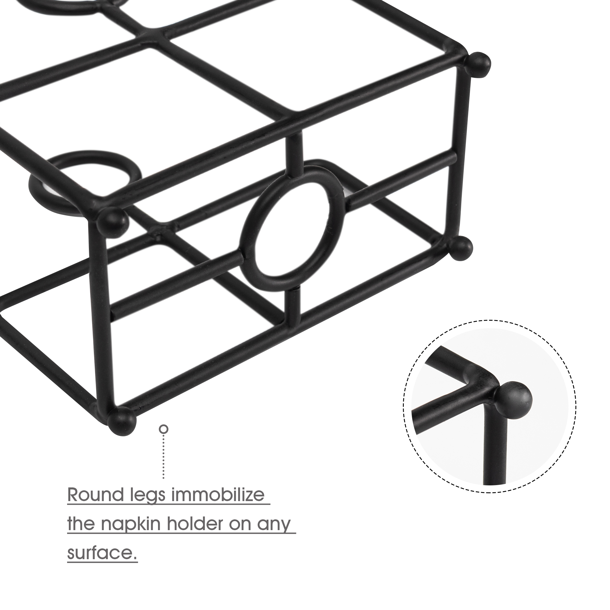Tektalk Napkin Holder with Modern Design, Works on Multiple Occasions - Image 3