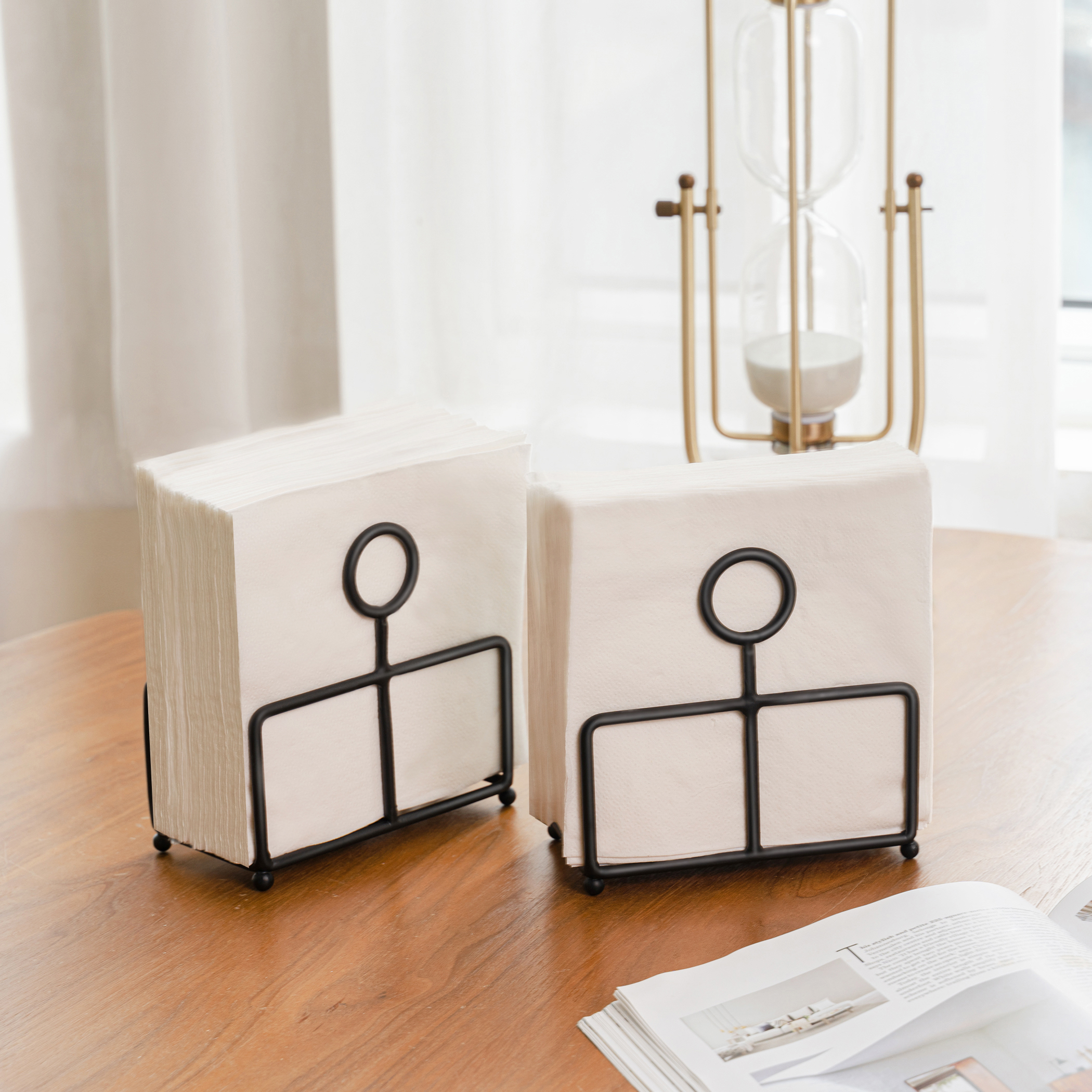 Tektalk Napkin Holder with Modern Design, Works on Multiple Occasions - Image 6